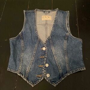 XS- We The Free denim vest.